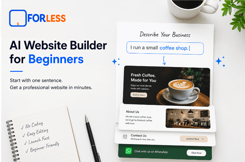 AI Website Builder for Beginners