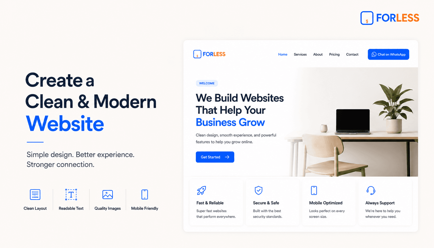 How to Create a Clean and Modern Website