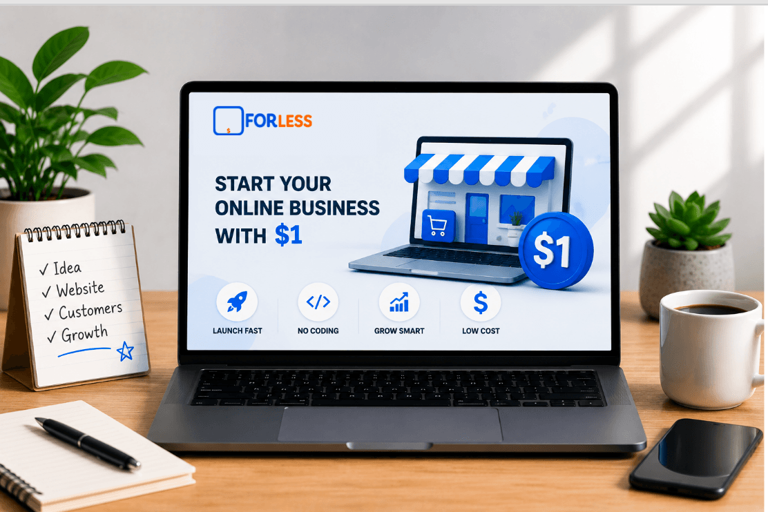 How to Start an Online Business with $1
