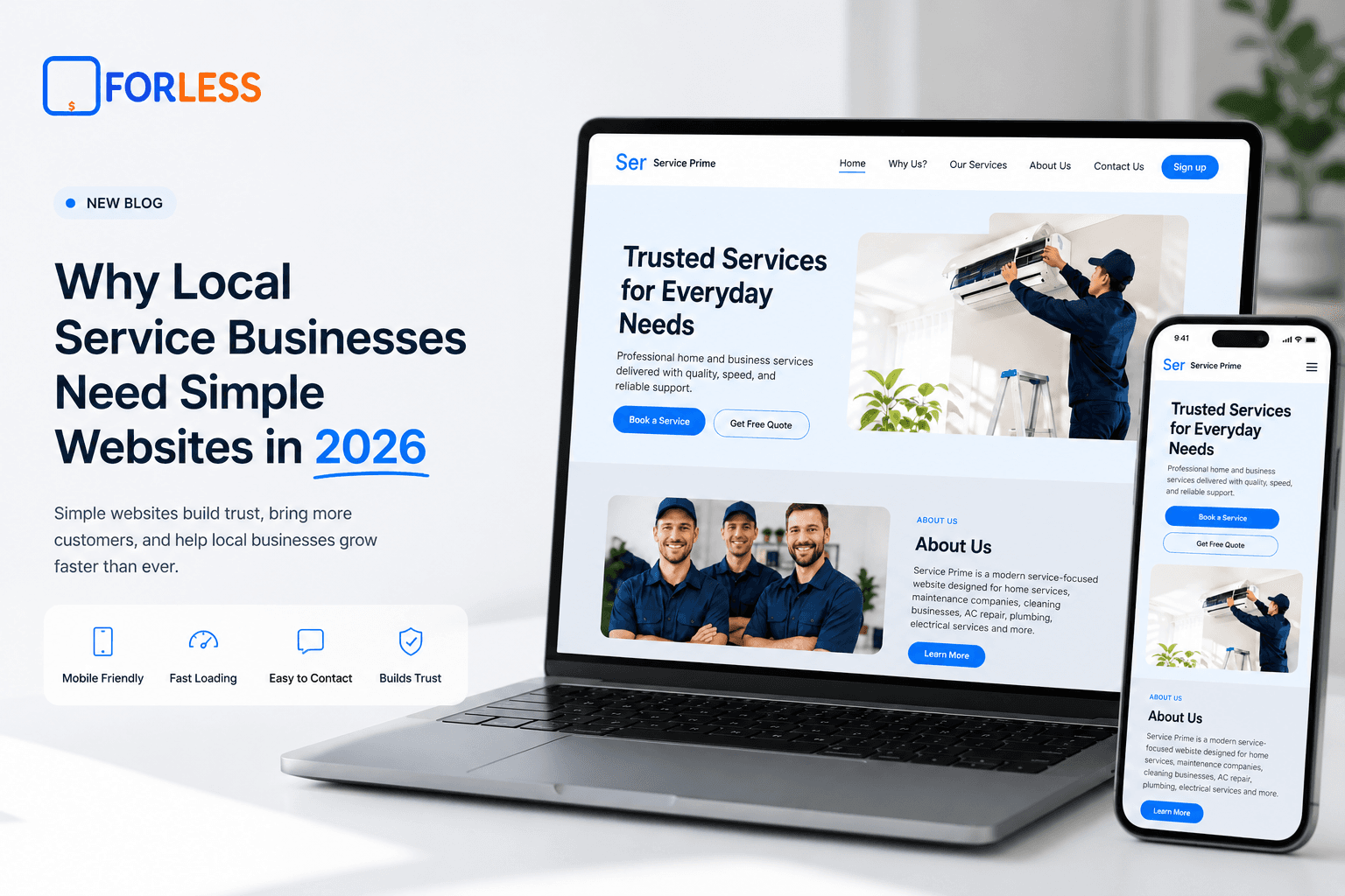 Why Local Service Businesses Need Simple Websites