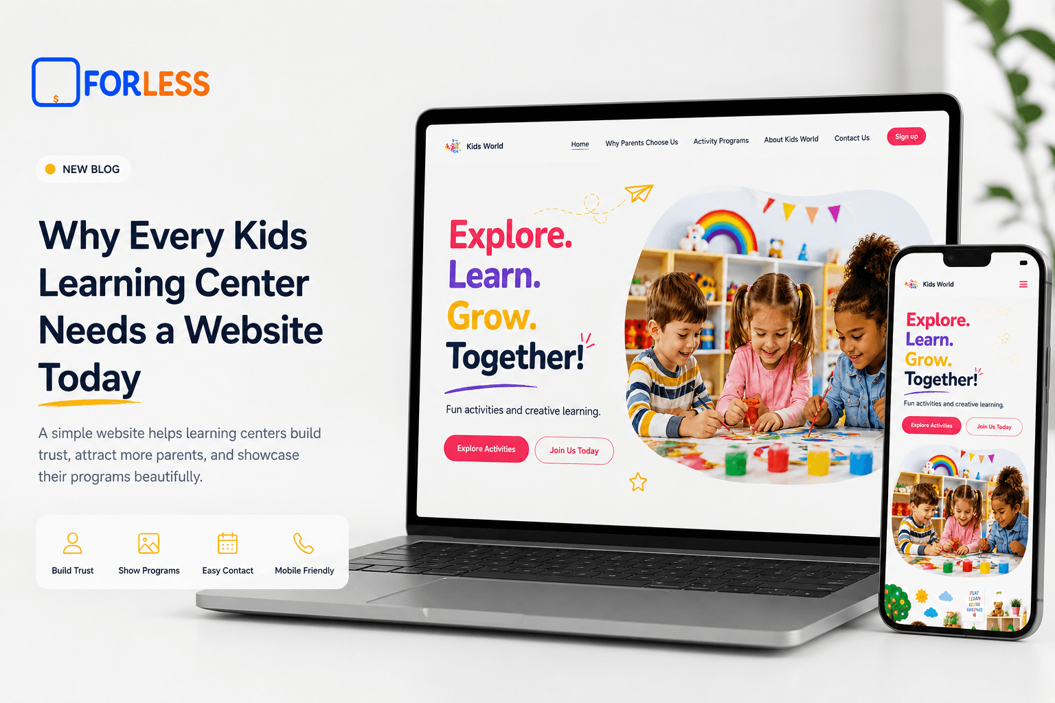 Why Every Kids Learning Center Needs a Website Today