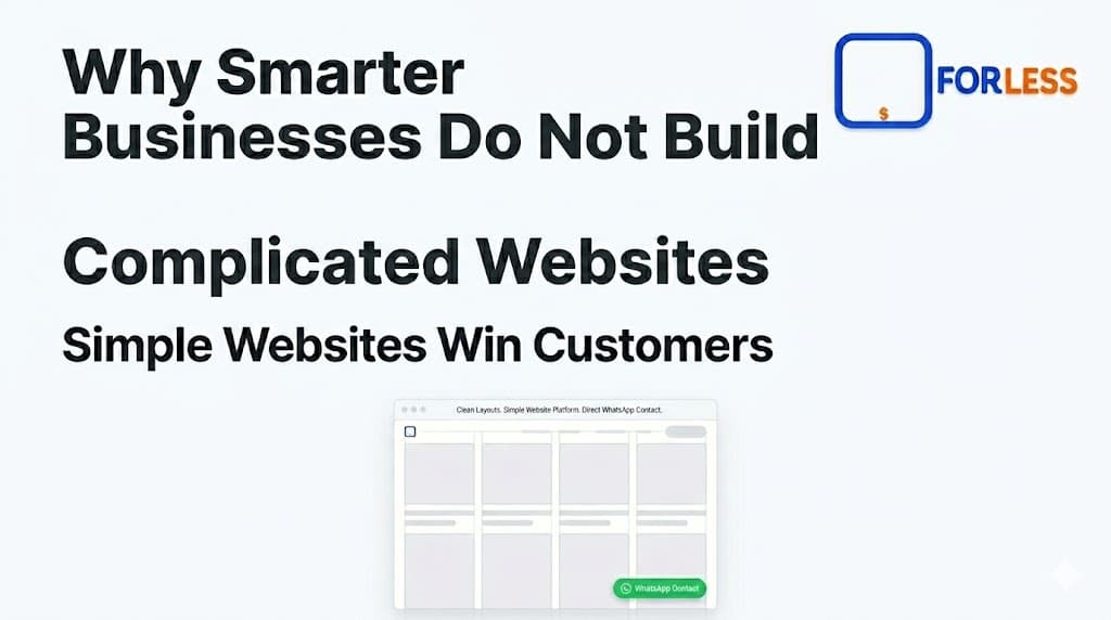 Why Smarter Businesses Do Not Build Complicated Websites