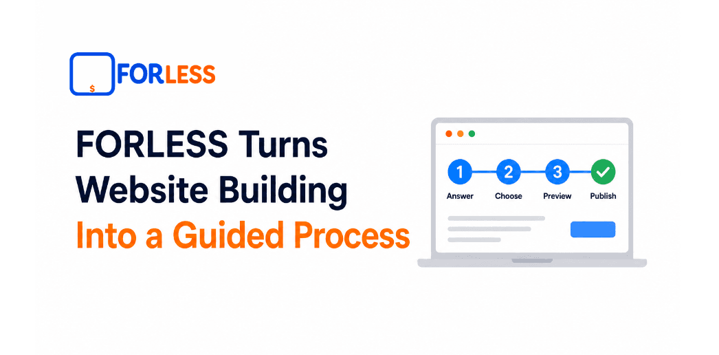 FORLESS Turns Website Building Into a Guided Process
