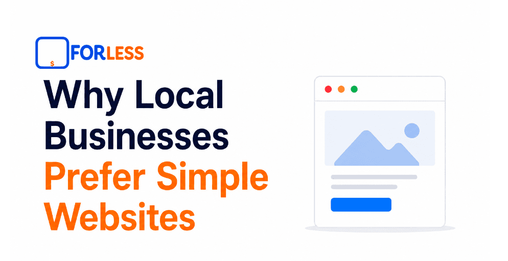 Why Local Businesses Prefer Simple Websites