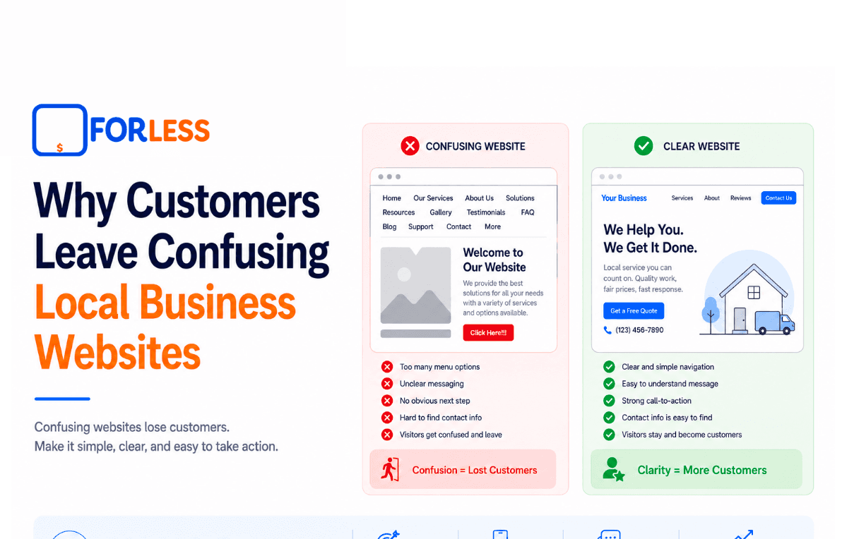 Why Customers Leave Confusing Local Business Websites