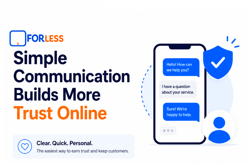 Simple Communication Builds More Trust Online
