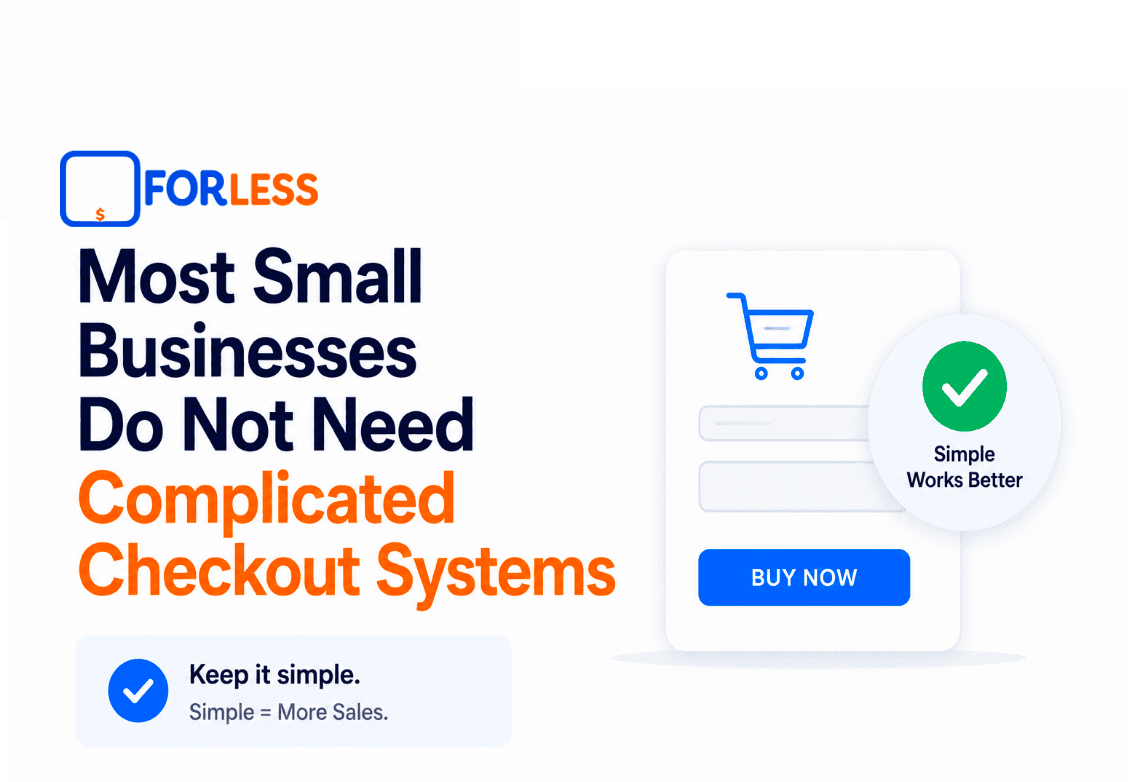 Most Small Businesses Do Not Need Complicated Checkout Systems