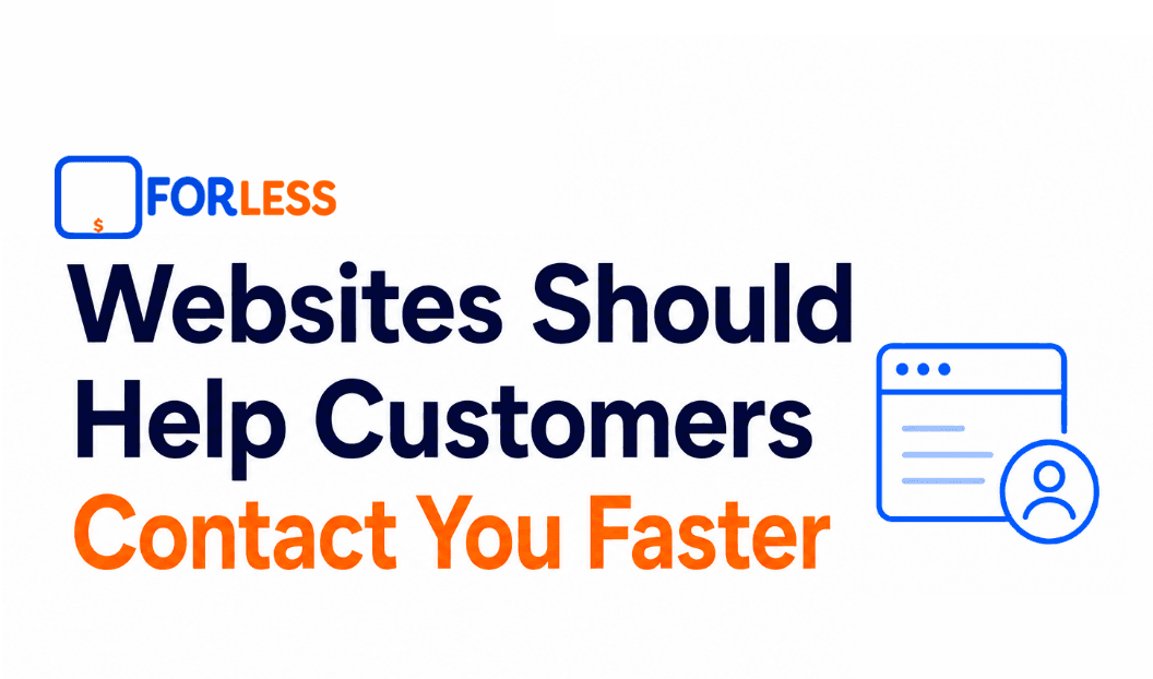 Websites Should Help Customers Contact You Faster