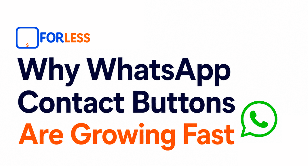 Why WhatsApp Contact Buttons Are Growing Fast