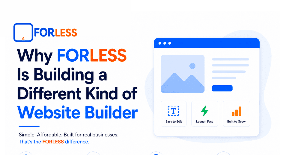 Why FORLESS Is Building a Different Kind of Website Builder