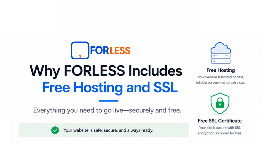 . Why FORLESS Includes Free Hosting and SSL
