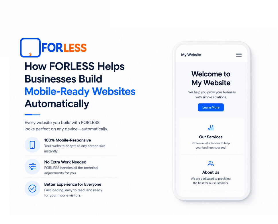 How FORLESS Helps Businesses Build Mobile-Ready Websites Automatically