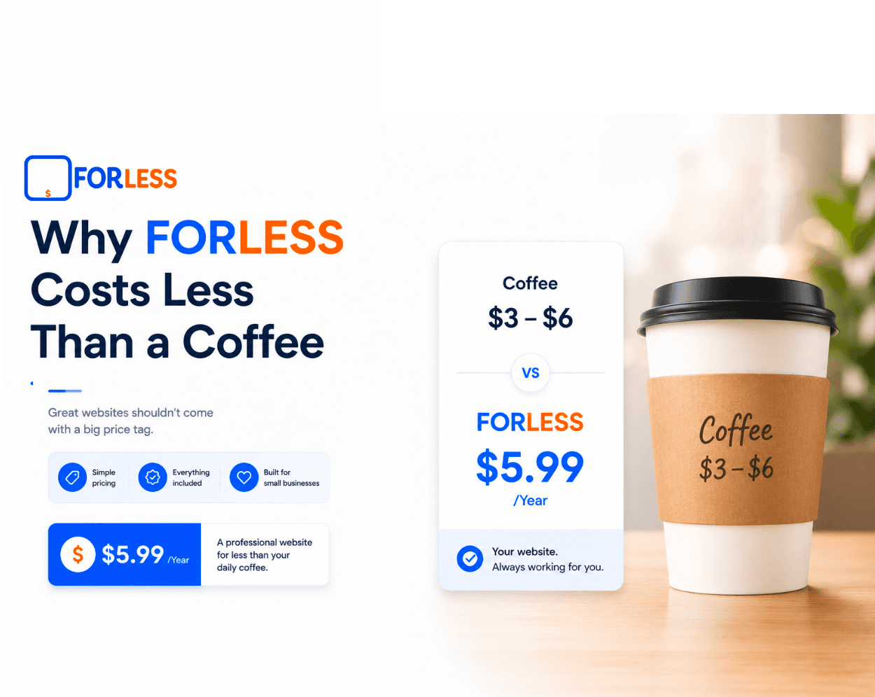 Why FORLESS Costs Less Than a Coffee