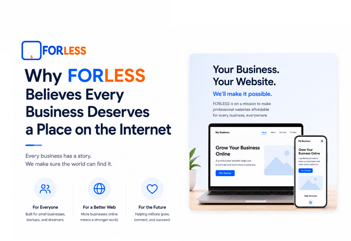 Why FORLESS Believes Every Business Deserves a Place on the Internet